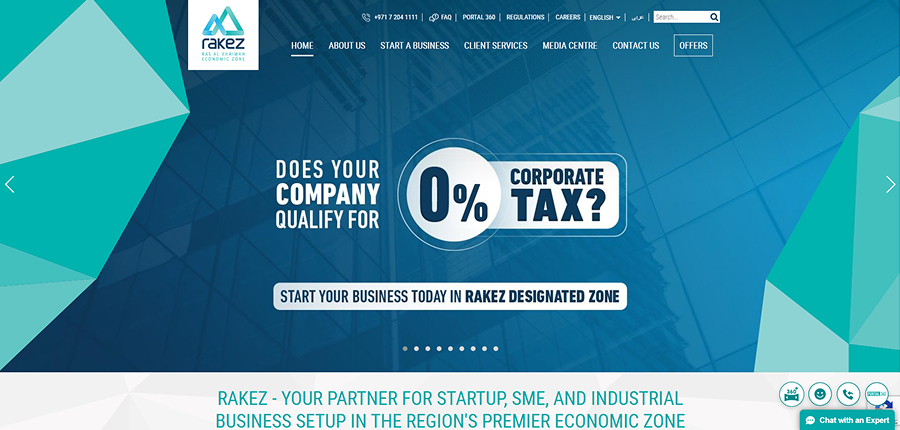 uae RAK free zone company setup