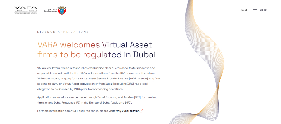 VARA license in Dubai UAE