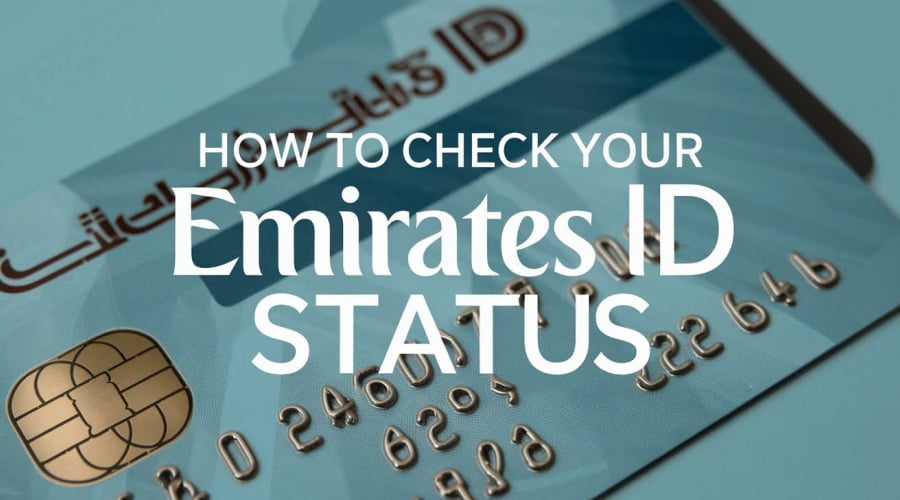 how to check emirates id status