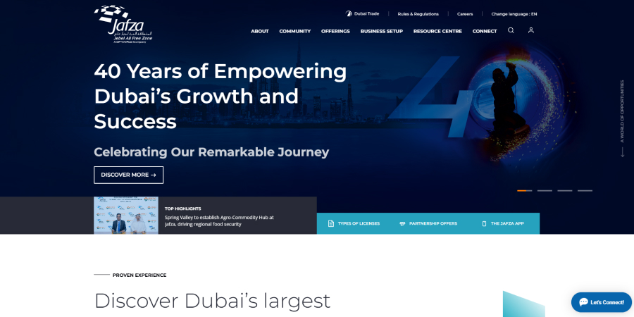 JAFZA offshore company setup