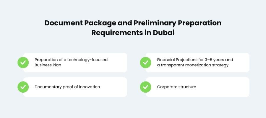 Document Package and Preliminary Preparation Requirements in Dubai