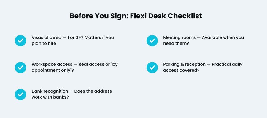 flexi desk office in dubai