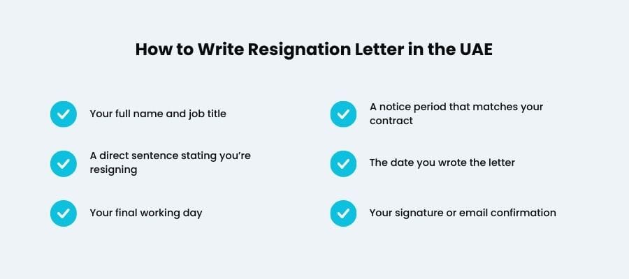 How to Write Resignation Letter in the UAE