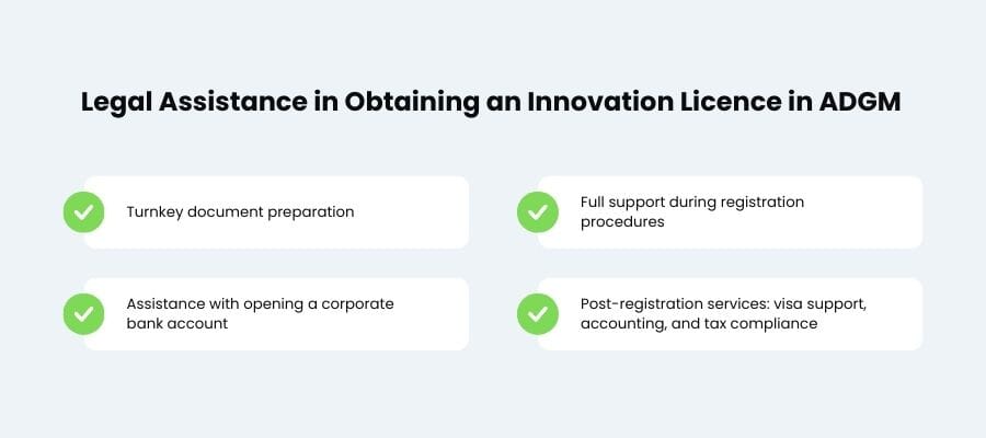 Legal Assistance in Obtaining an Innovation Licence in ADGM