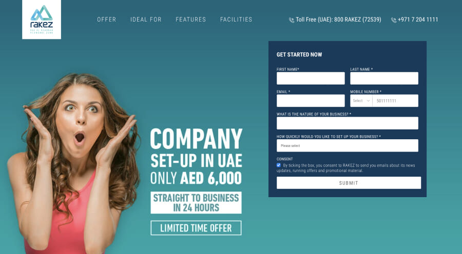 rak free zone company setup cost - 1