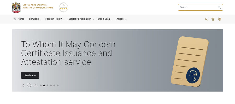 mofa attestation dubai